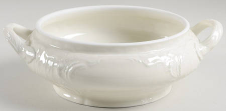 Sanssouci (Ivory, No Trim) Round Vegetable No Lid