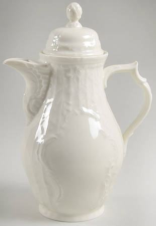 Sanssouci (Ivory, No Trim) Small Coffee Pot & Lid