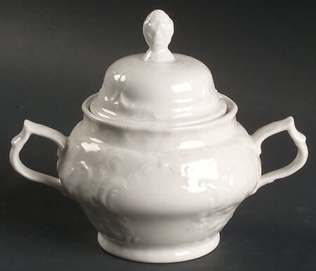 Sanssouci (Ivory, No Trim) Sugar Bowl & Lid