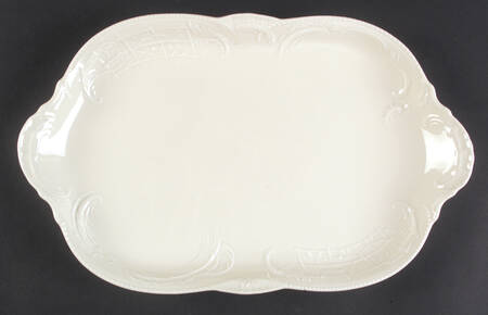 Sanssouci (Ivory, No Trim) 15" Oval Serving Platter