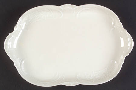 Sanssouci (Ivory, No Trim) 13" Oval Serving Platter
