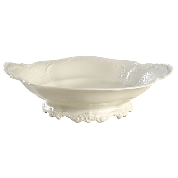 Sanssouci (Ivory, No Trim) Fruit Basket