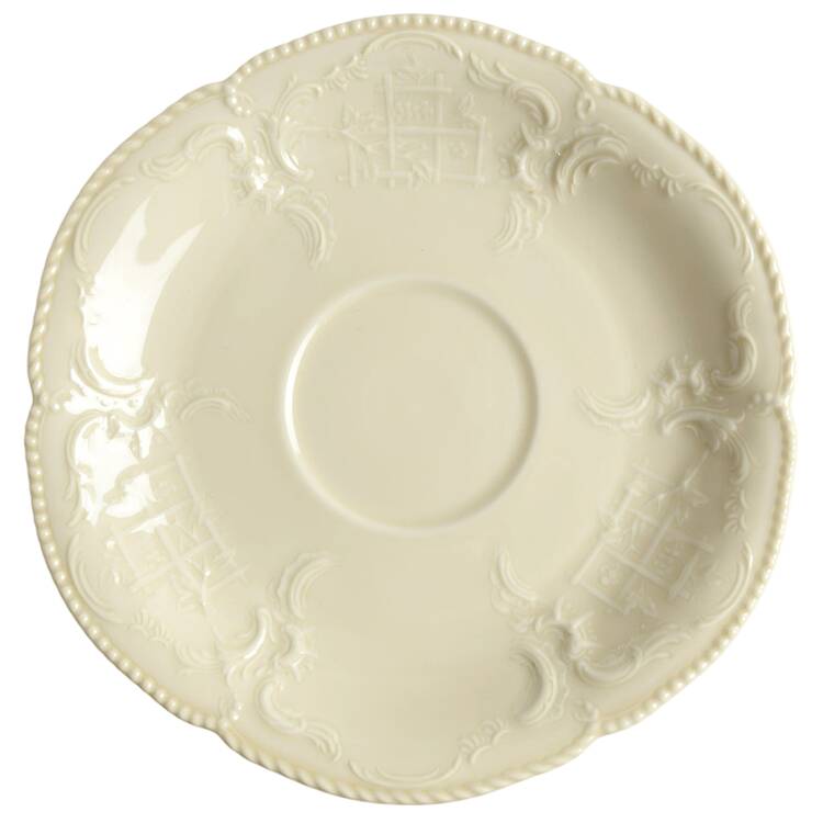 Sanssouci (Ivory, No Trim) Saucer for Flat Cup