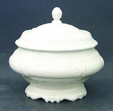 Sanssouci (Ivory, No Trim) Mini Round Covered Vegetable