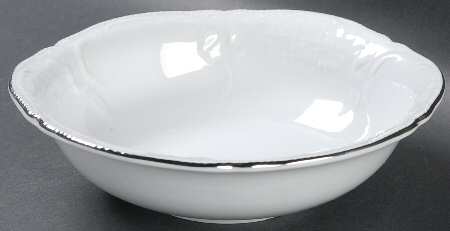 Platinum Band Individual Salad Bowl