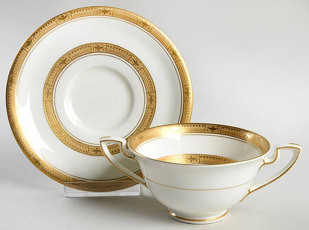C1448 Footed Bouillon Cup & Saucer