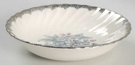 Belvidere Platinum Fruit/Dessert (Sauce) Bowl by Royal (USA)