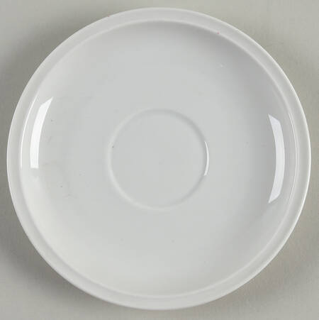 Winifred White Saucer