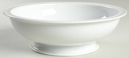 Winifred White 8" Round Vegetable Bowl