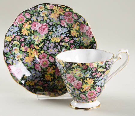1810 Footed Cup & Saucer Set