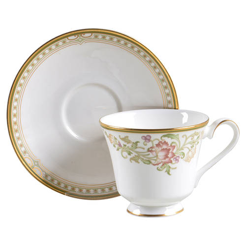 Lichfield Footed Cup & Saucer Set