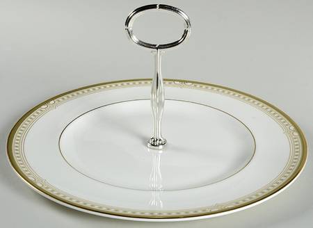 Lichfield Round Serving Plate with Handle (DP)