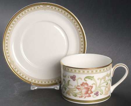 Lichfield Flat Cup & Saucer Set
