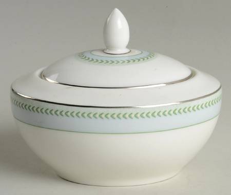 Etienne Platinum Sugar Bowl & Lid