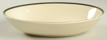 Cambridge Green 9" Oval Vegetable Bowl