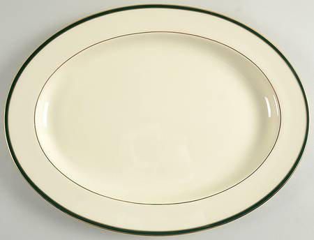 Cambridge Green 16" Oval Serving Platter