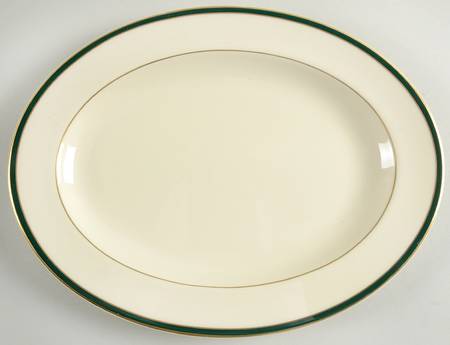 Cambridge Green 13" Oval Serving Platter