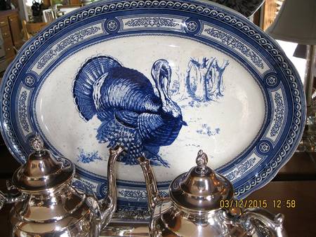 Turkeys 22" Oval Serving Platter