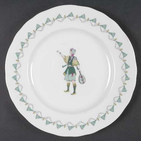 The Gilbert & Sullivan Service Luncheon Plate