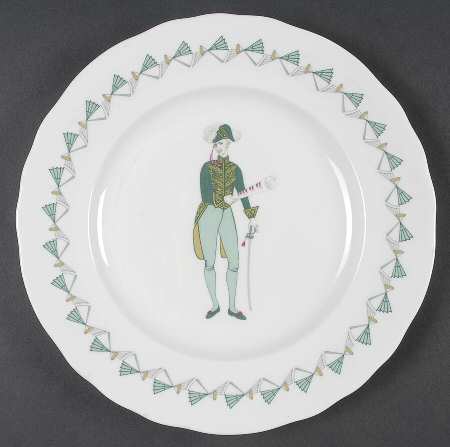 The Gilbert & Sullivan Service Luncheon Plate