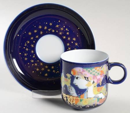 Thousand and One Nights Flat Cup & Saucer Set