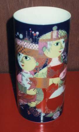 Thousand and One Nights 9" Cylinder Vase