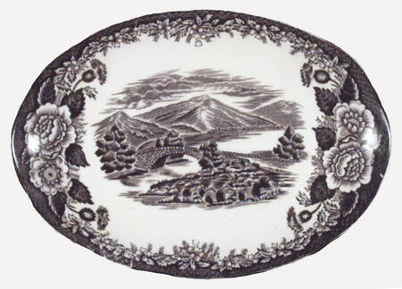 Lochs of Scotland Brown Underplate for Gravy Boat