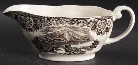 Lochs of Scotland Brown Gravy Boat