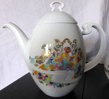 Abduction From the Seraglio Coffee Pot & Lid