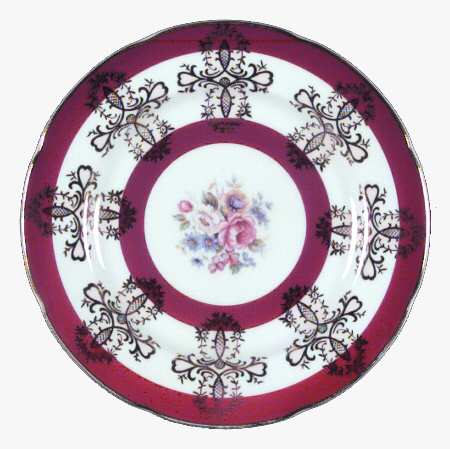 RGR22R (Red Bands) Salad Plate
