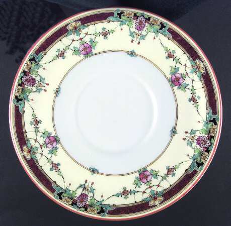 Daytona Red Saucer for Cream Soup Bowl