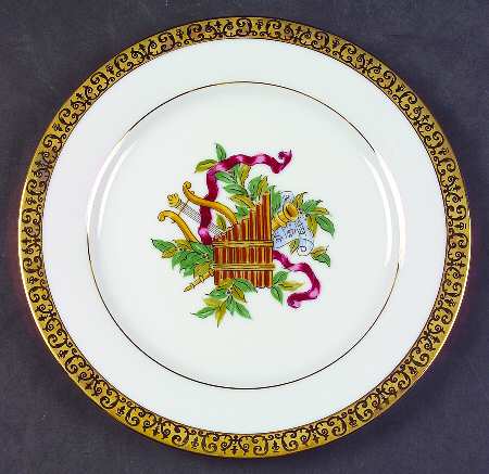 Gold Buffet (Christmas) Salad Plate