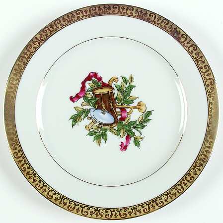 Gold Buffet (Christmas) Salad Plate