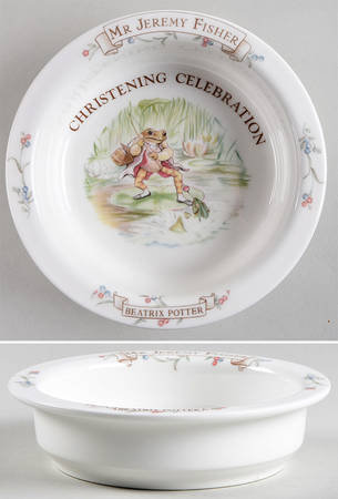 World of Beatrix Potter Christening Porringer