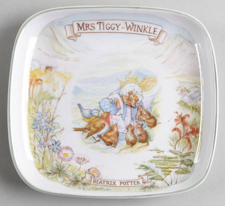 World of Beatrix Potter Square Bread & Butter Plate