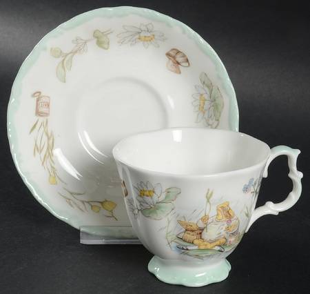 World of Beatrix Potter Footed Cup & Saucer Set