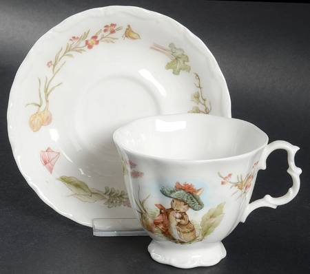 World of Beatrix Potter Footed Cup & Saucer Set
