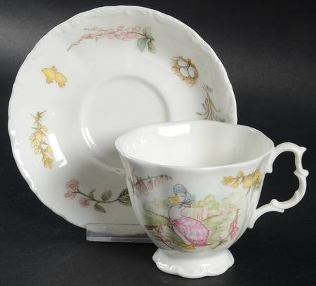 World of Beatrix Potter Footed Cup & Saucer Set