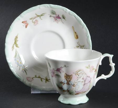World of Beatrix Potter Footed Cup & Saucer Set