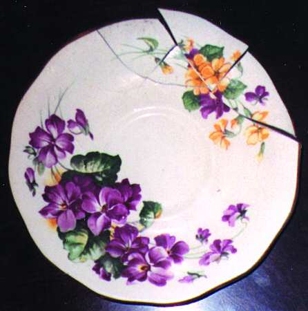 Lavender Lady Saucer