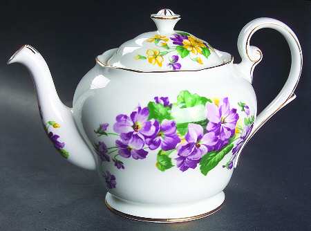 Lavender Lady Teapot & Lid
