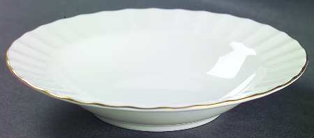 Warmstry Gold Edge Rim Fruit/Dessert (Sauce) Bowl