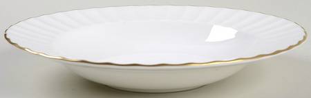Warmstry Gold Edge 10" Oval Vegetable Bowl