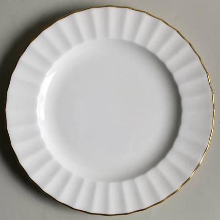 Warmstry Gold Edge Dessert/Pie Plate