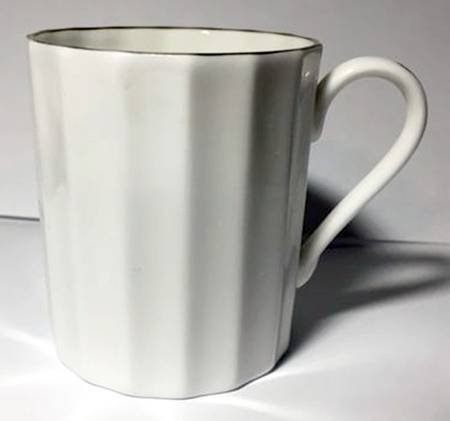 Warmstry Gold Edge Flat Demitasse Cup