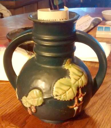Fuchsia Blue 6" Handled Vase