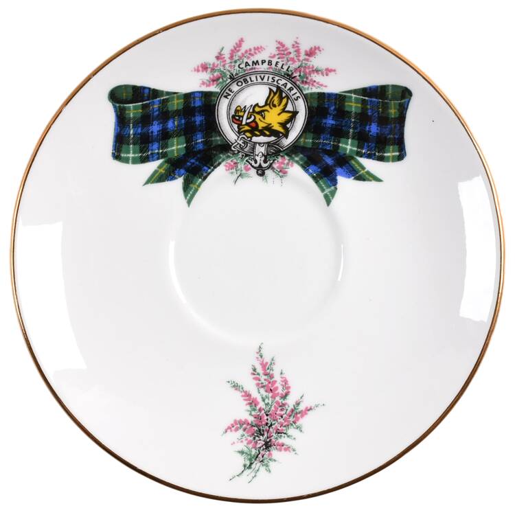 Coat of Arms (Smooth) Saucer for Footed Cup