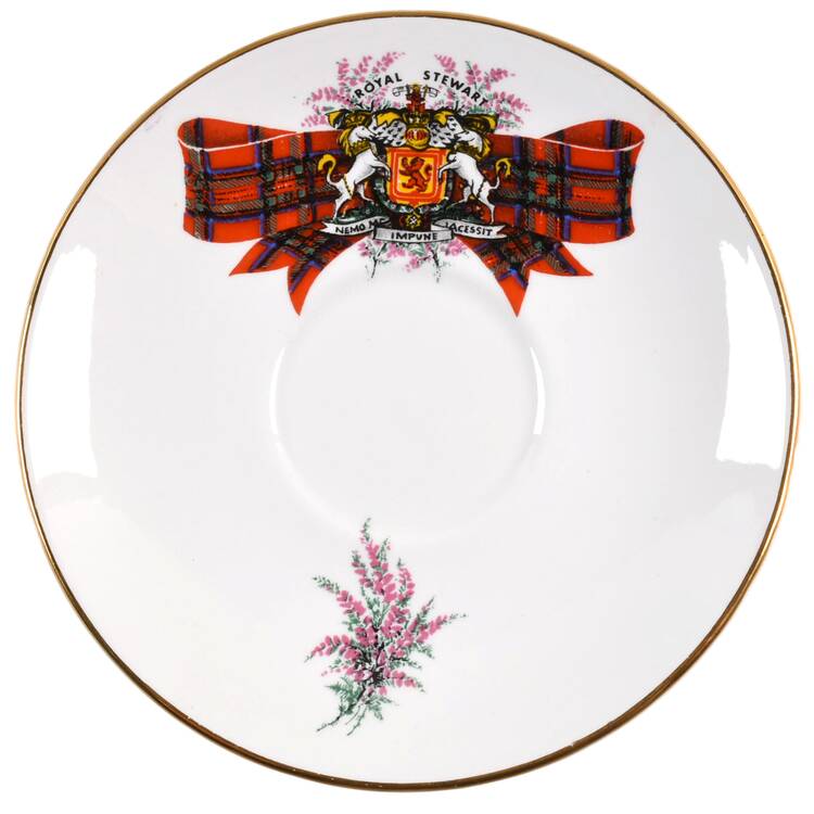 Coat of Arms (Smooth) Saucer for Footed Cup