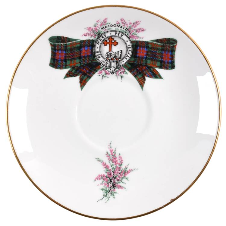 Coat of Arms (Smooth) Saucer for Footed Cup