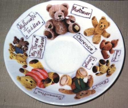 My Favorite Teddies Saucer for Breakfast Cup